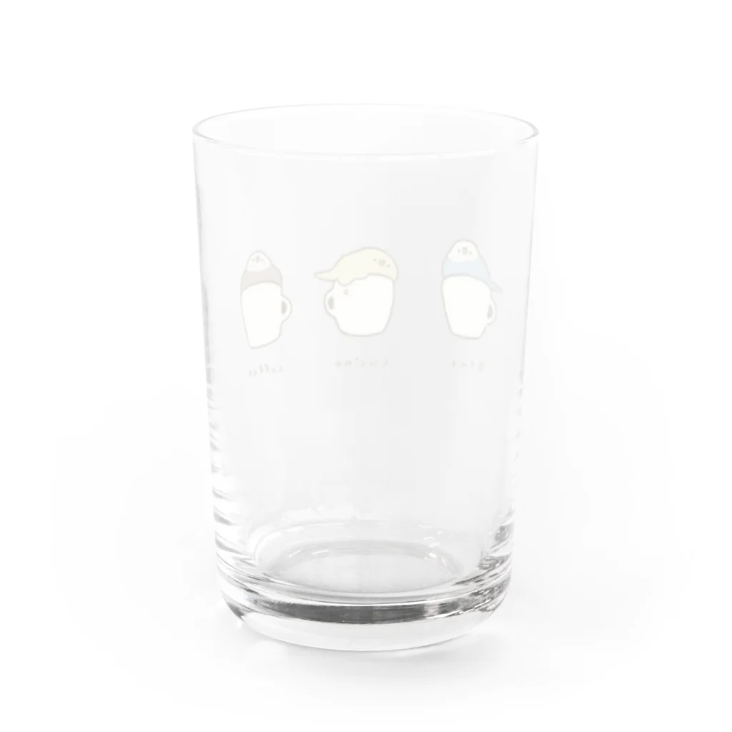 ゐちの蔵(のゐち)のマグカップinインコ Water Glass :back