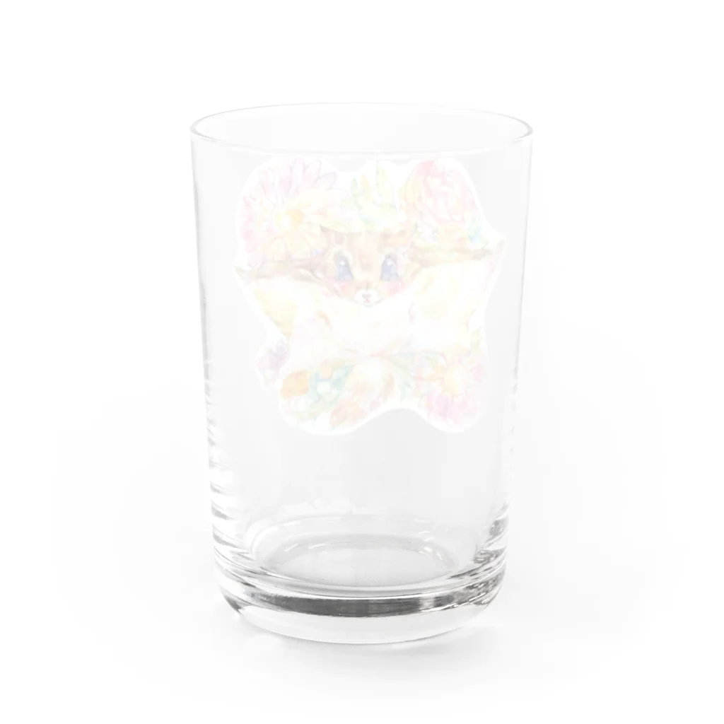 えだのにわのJUMP！ Water Glass :back