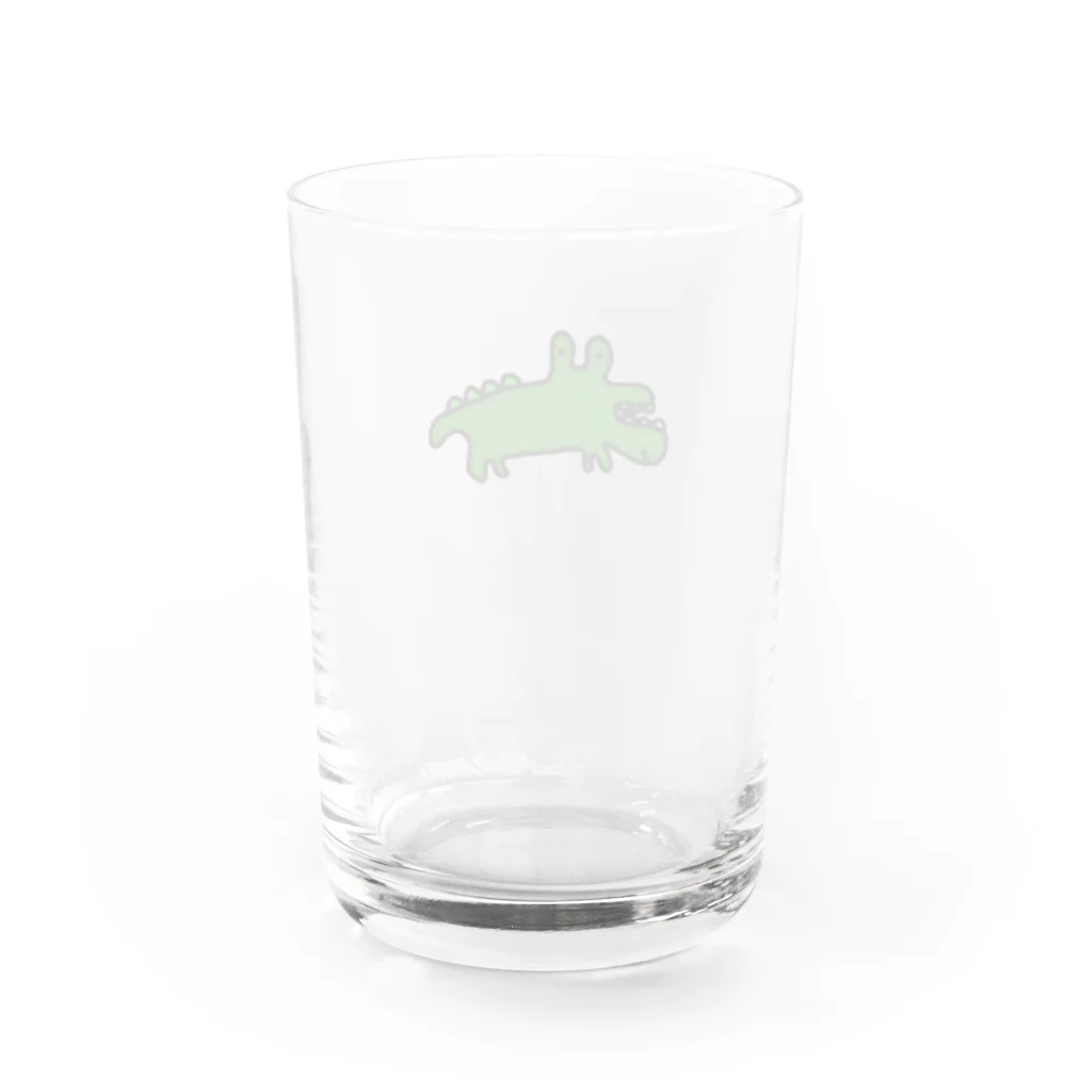 ヨリサダ商会のわにのジェイコブ Water Glass :back