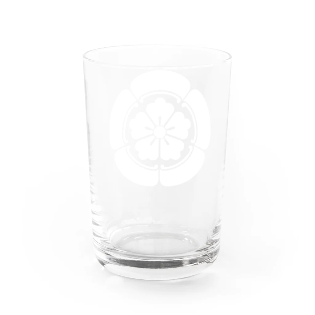 戦国神社 -戦国グッズ専門店-の織田信長/織田木瓜/ホワイト Water Glass :back