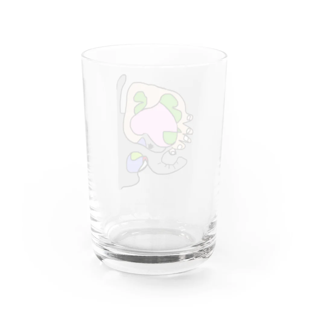 Gaza.tairaのパオンくん Water Glass :back