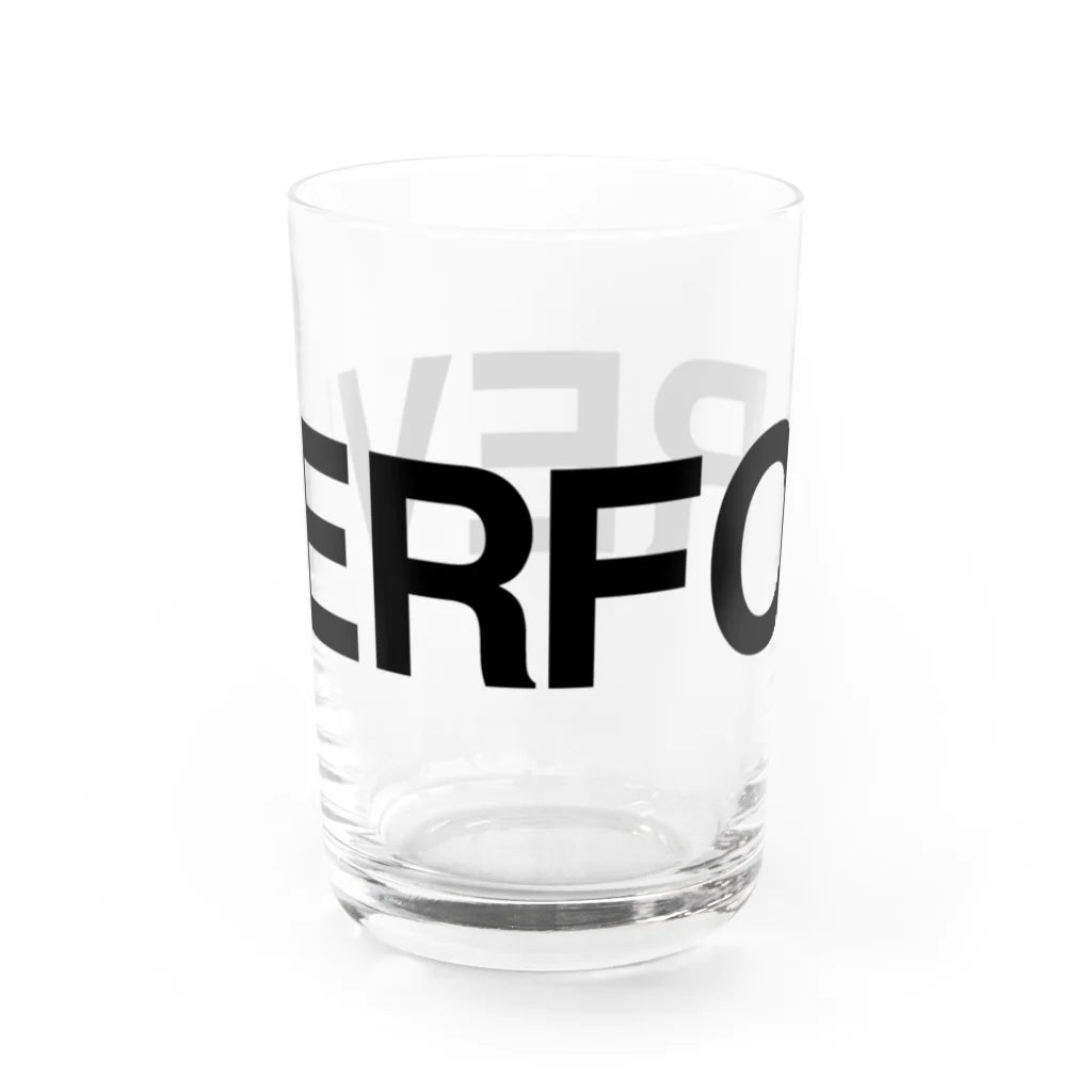 TOKYO LOGOSHOP 東京ロゴショップのFOREVER-フォーエバー- Water Glass :back