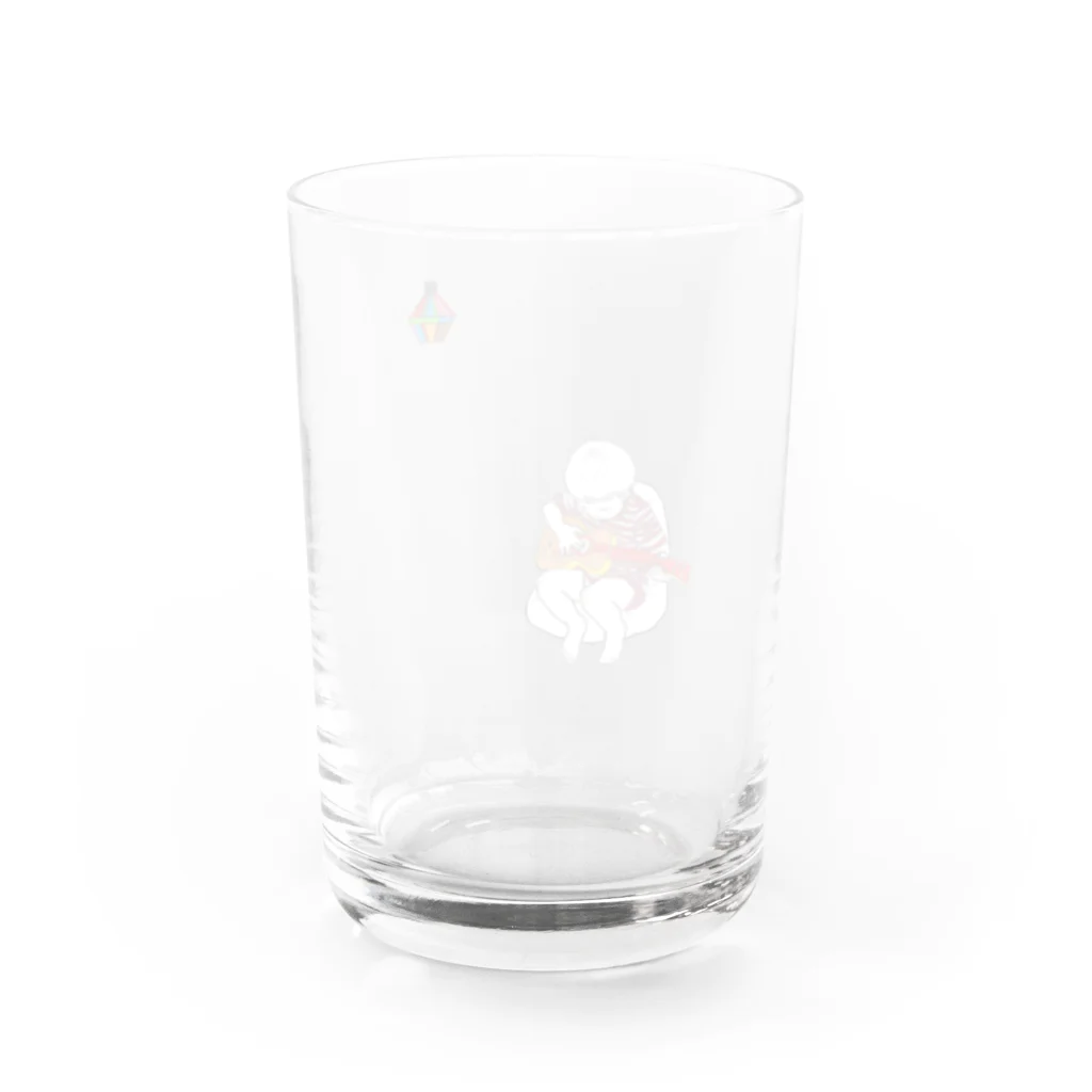 ORIちゃんのいつも音楽がそばにある Water Glass :back