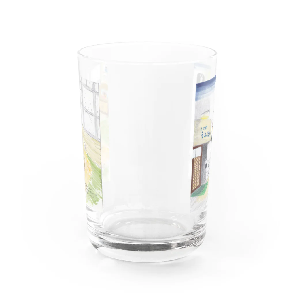 ペニーのお店のうみどり Water Glass :back