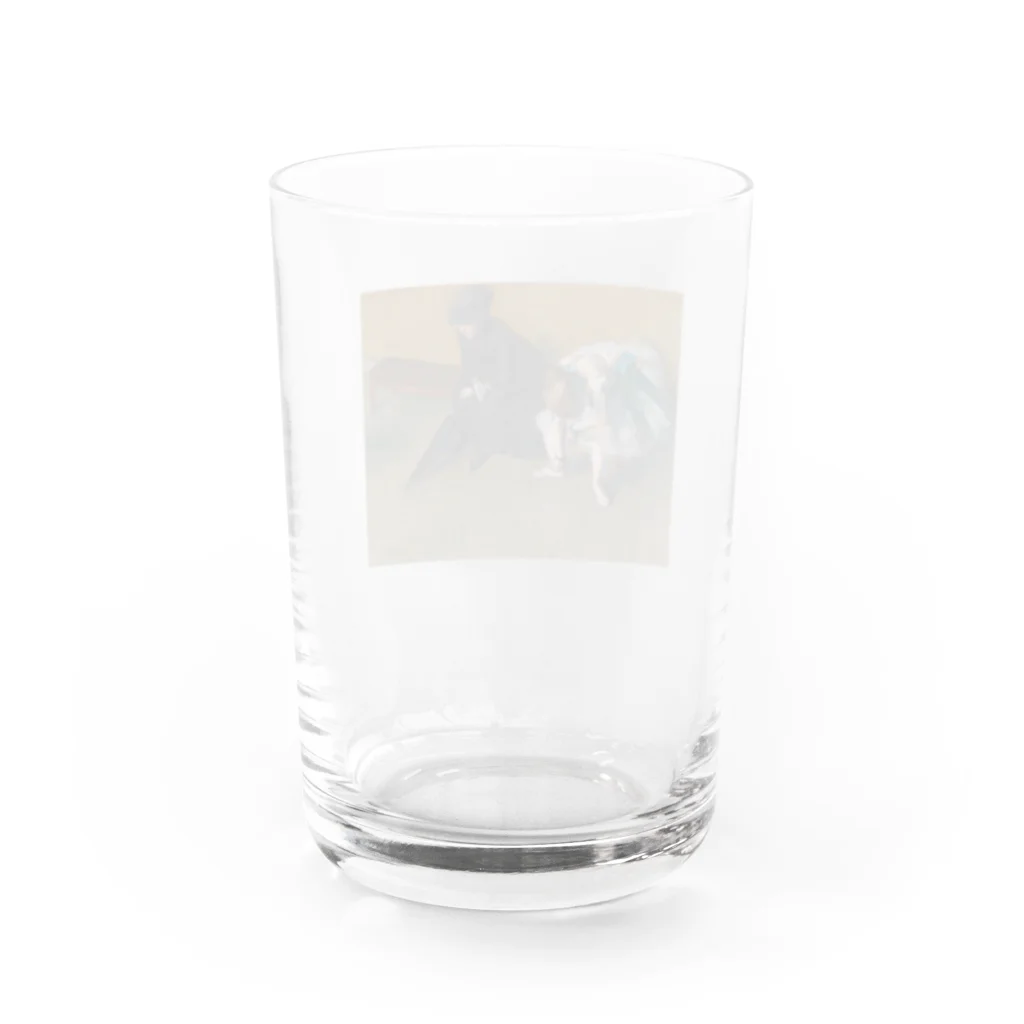 朝のエドガー・ドガ Water Glass :back