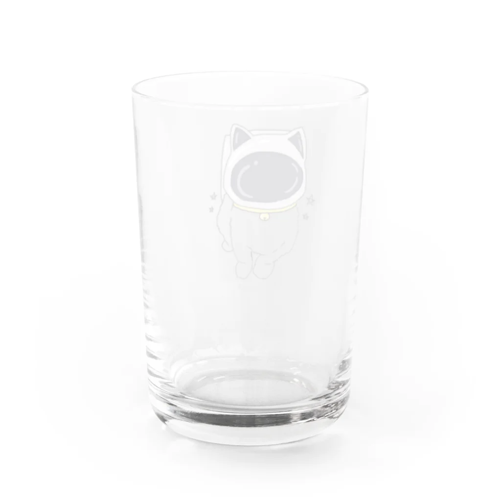 amemugi（あめむぎ）の宇宙ねこ。 Water Glass :back