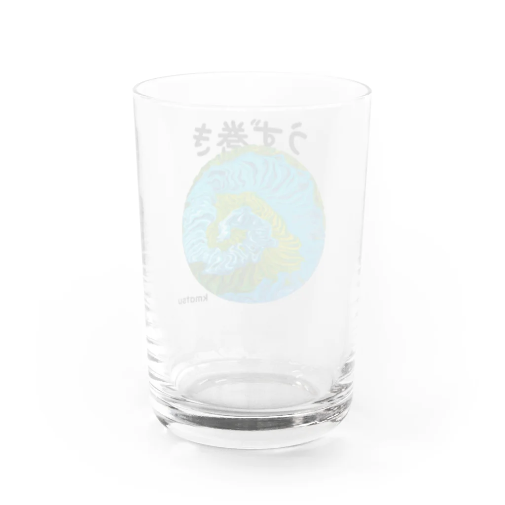 kmatsu_art suzuriのうず巻き Water Glass :back