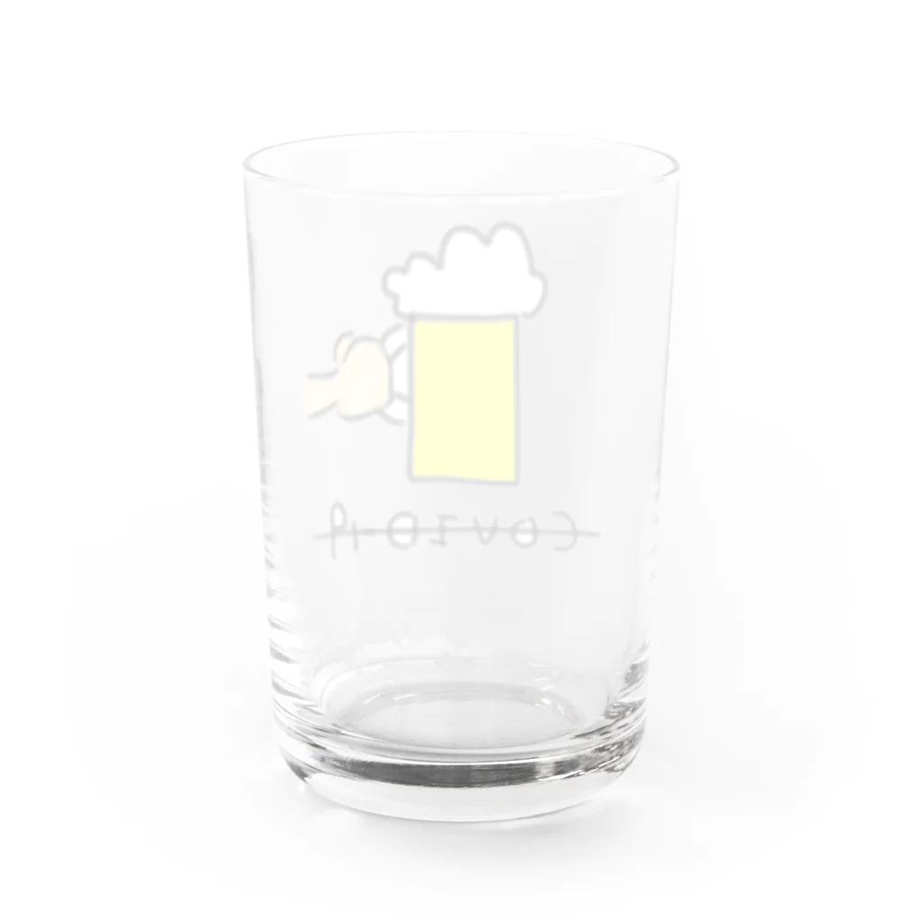 Opapanの乾杯 Water Glass :back