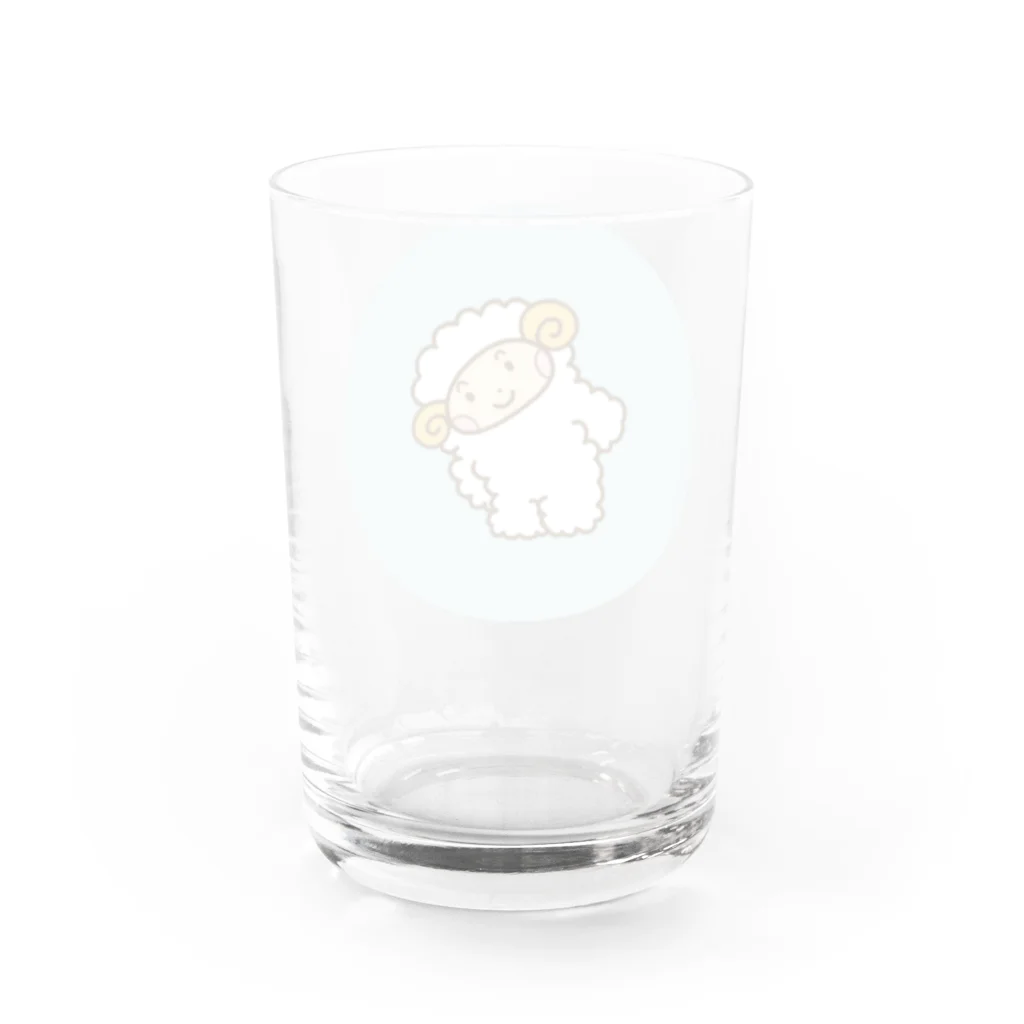 ひつじとぼくのひつじとぼく2 Water Glass :back