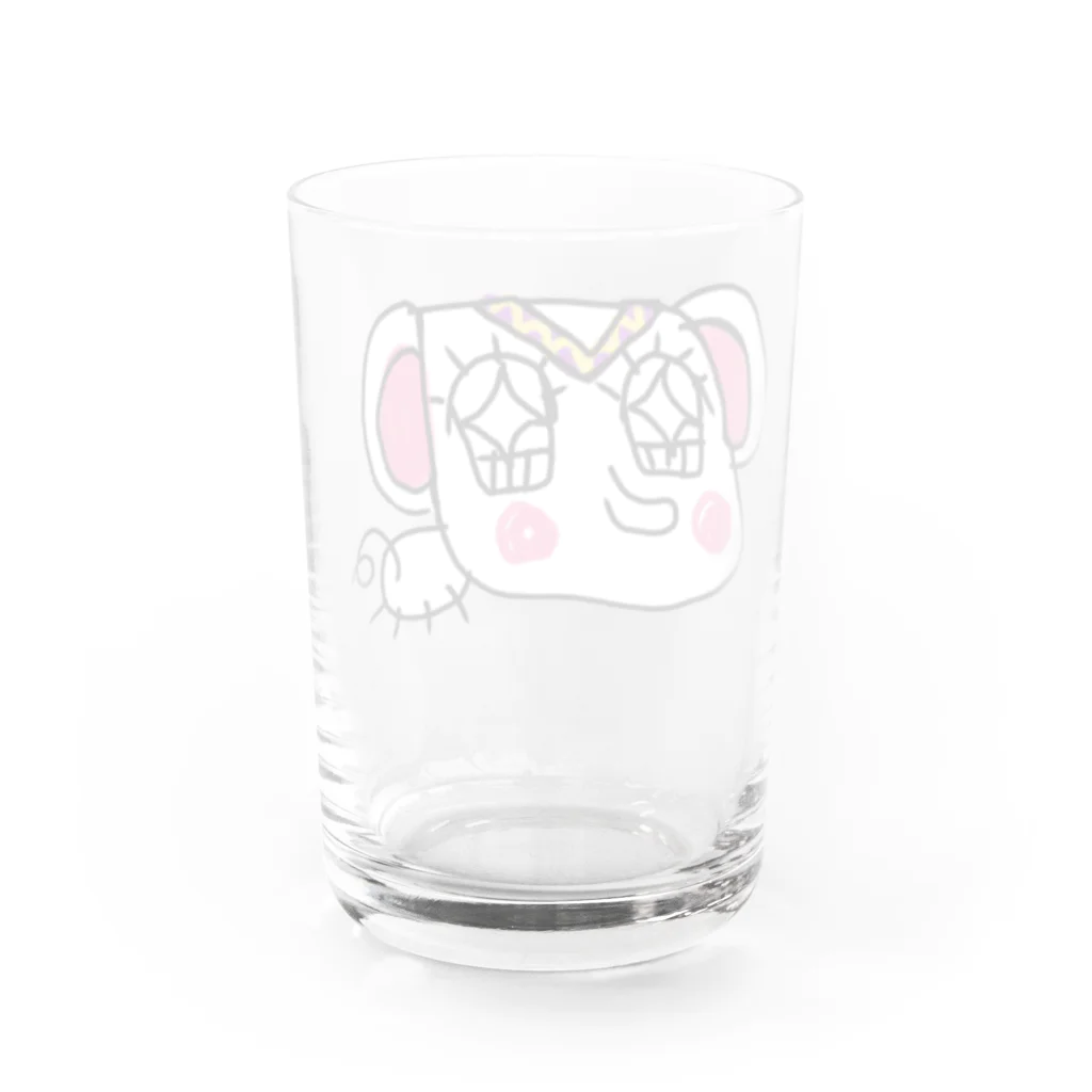 CanDraのガネちゃん♡ Water Glass :back