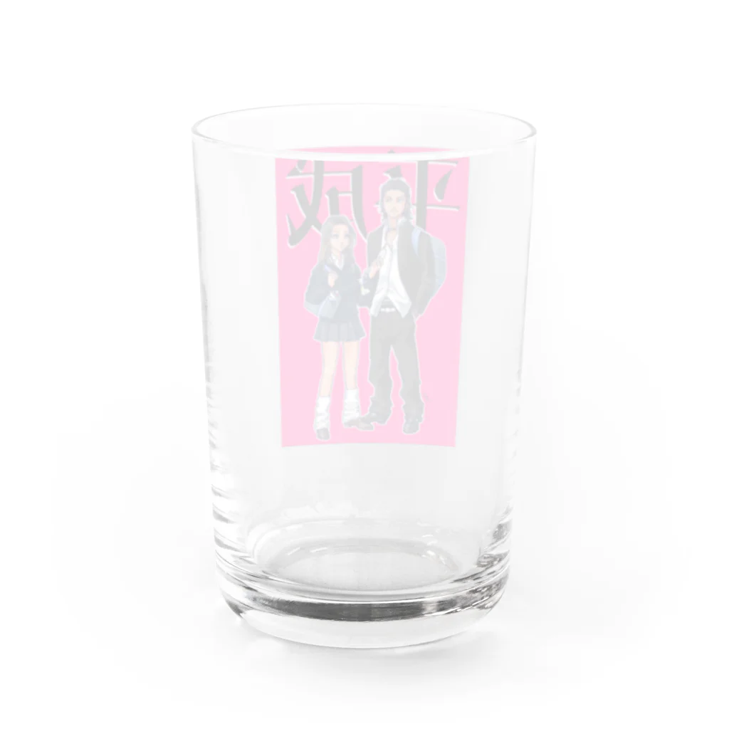 Y.A.E.Cの平成ギャル Water Glass :back