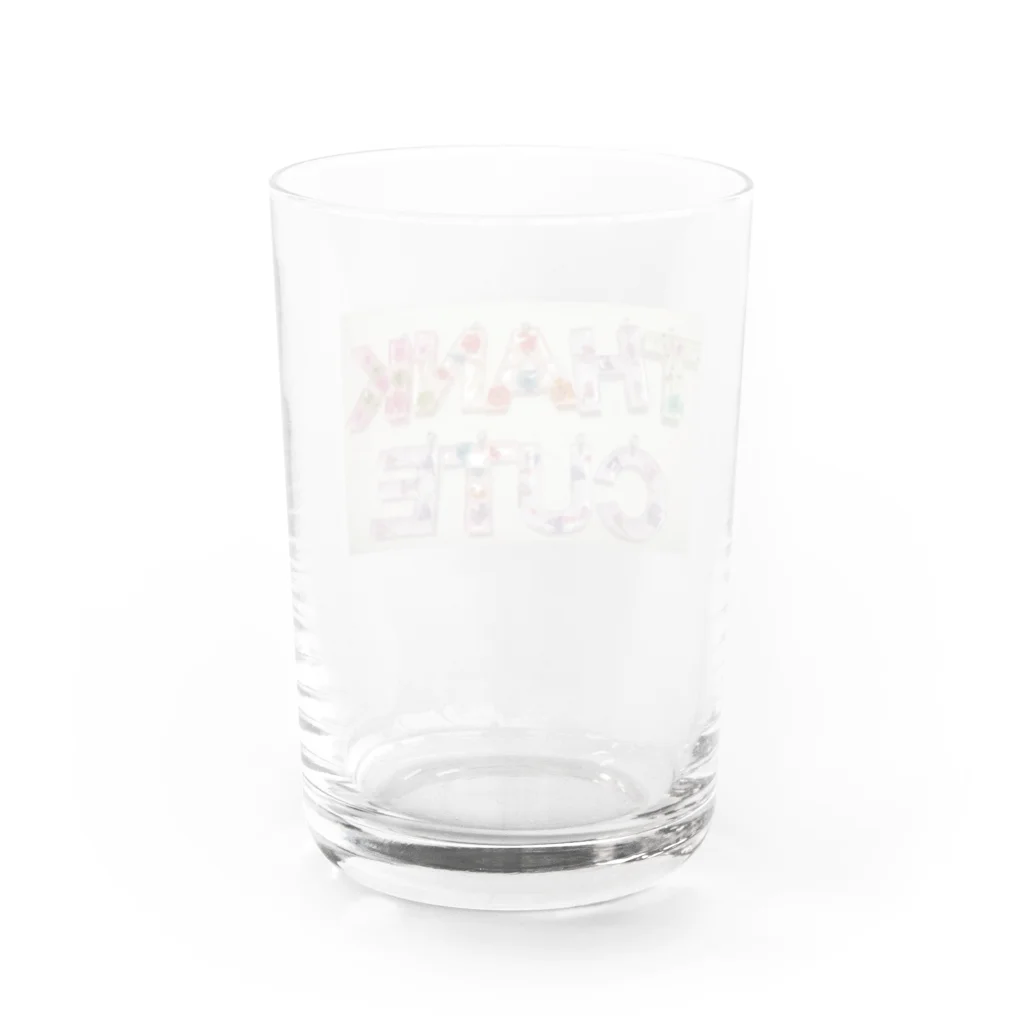 SNOW CHOCOLATEのThank Cute Water Glass :back