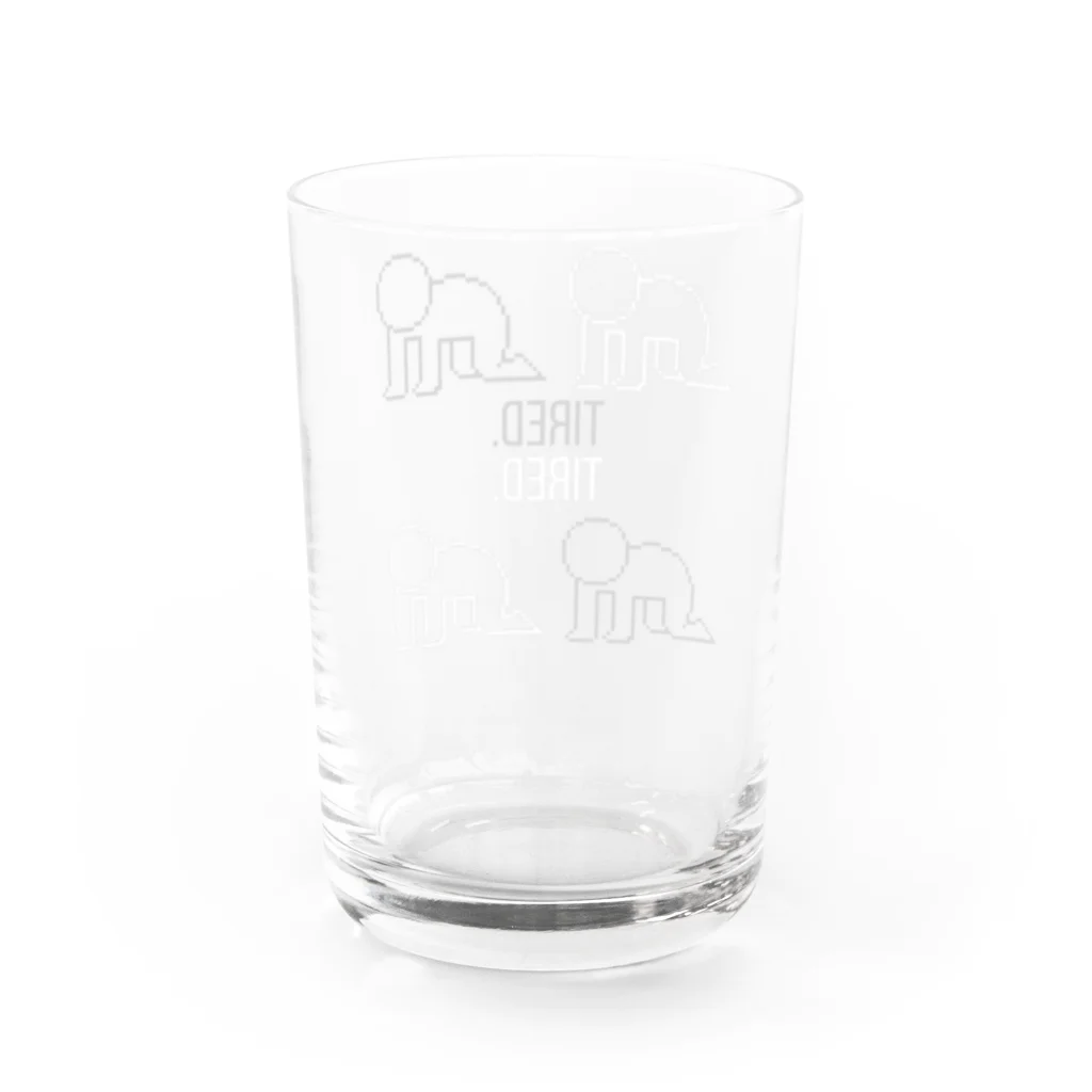 tired.のコロコロチェンジグラス by tired. Water Glass :back