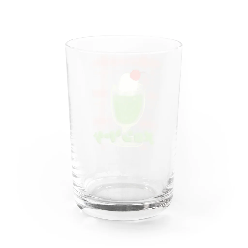 Kawausoのメロンソーダしゅわ Water Glass :back