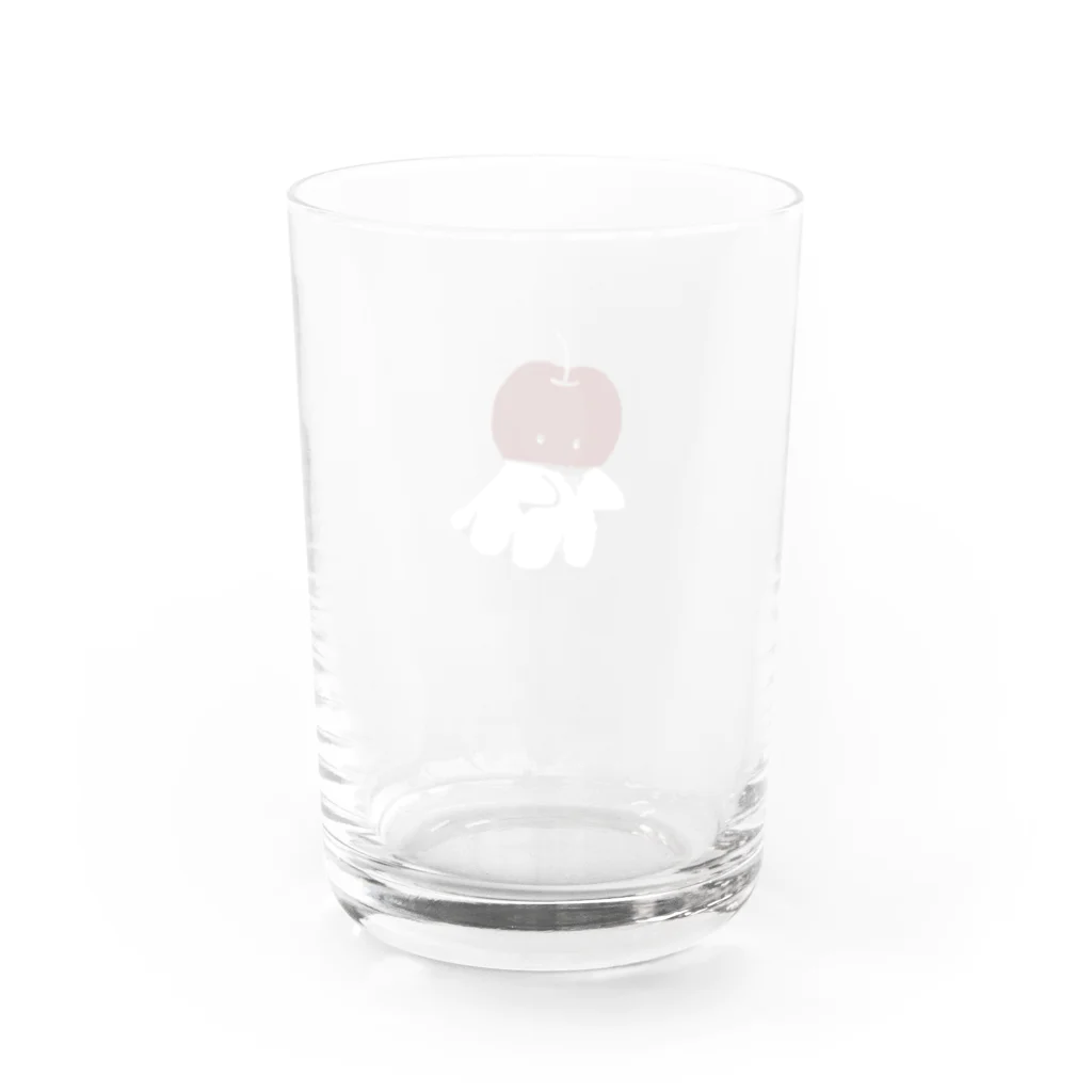 原子のリンゴおばけ Water Glass :back