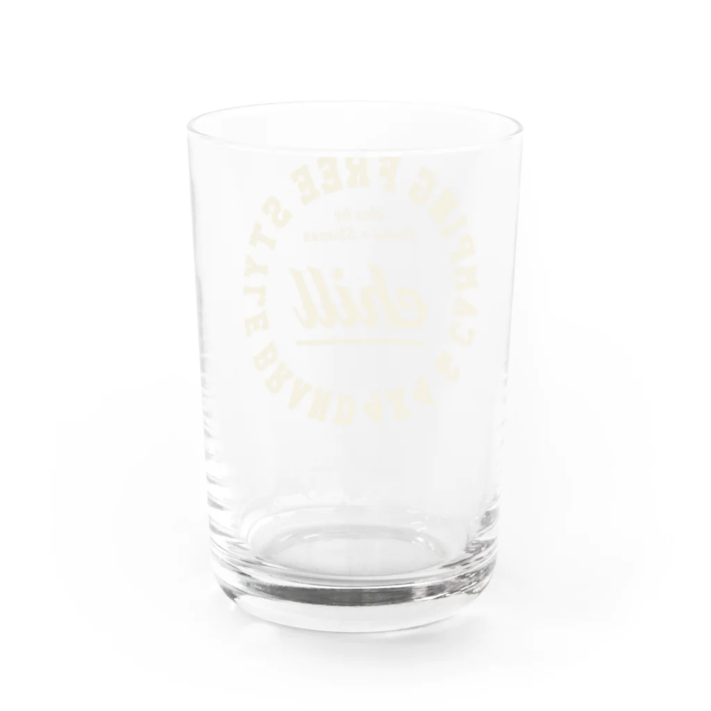  chill brand🚬😎の chill brand Water Glass :back