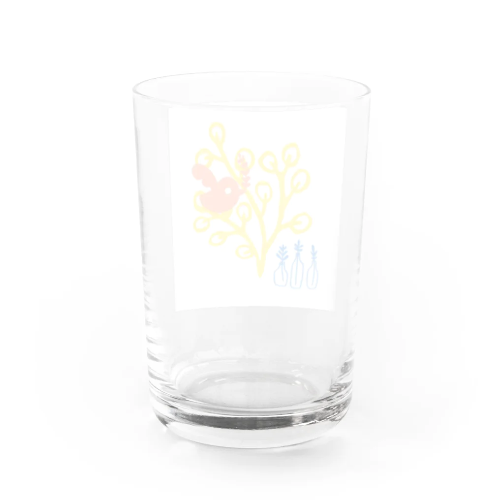 Macaroniの北欧モチーフデザイングッズ Water Glass :back