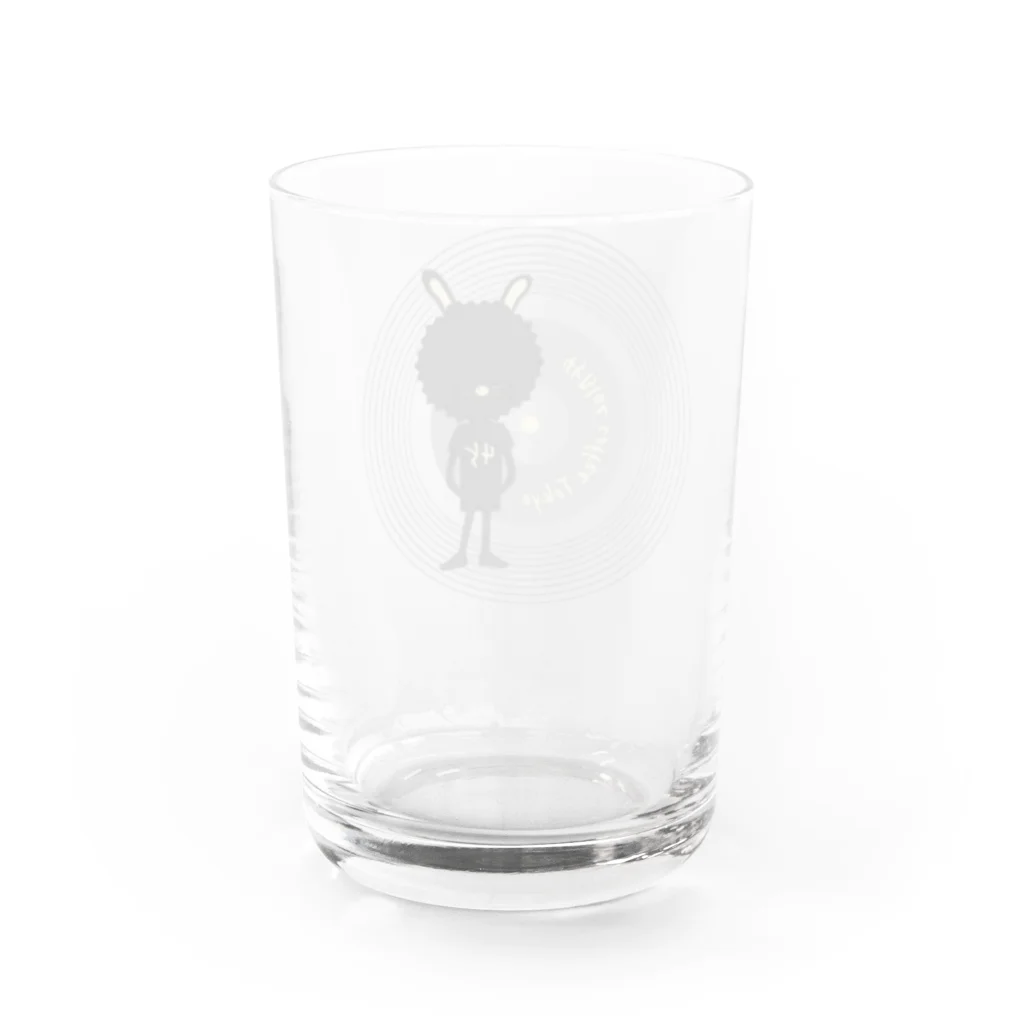 45blue coffee TokyoのAfrorabbit_レコード Water Glass :back