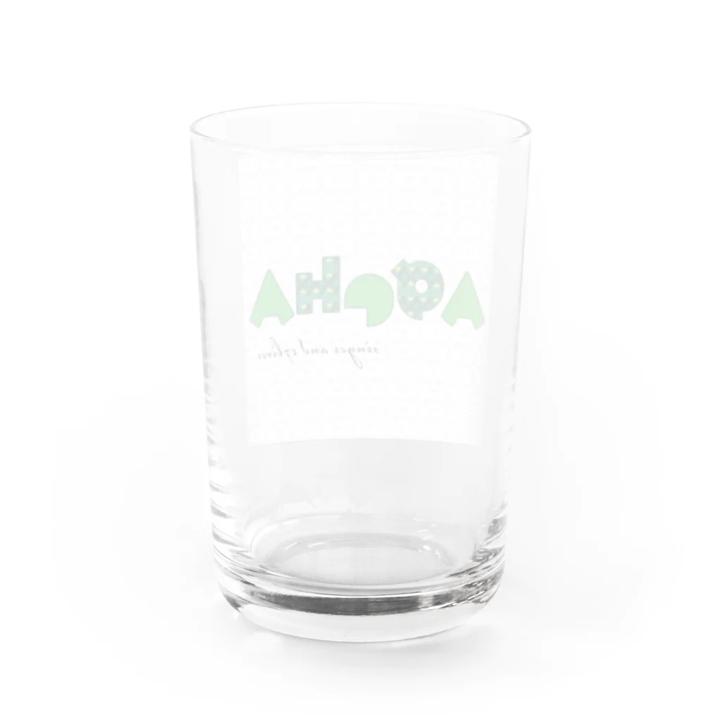 あ̷げ̷は̷1̷9̷8̷0̷のAGEHAオリジナルロゴ Water Glass :back