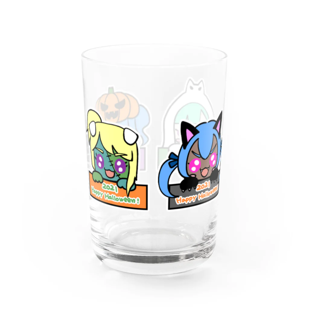 CryptoMaids❄️YukiのCryptoMaidsHalloween Water Glass :back