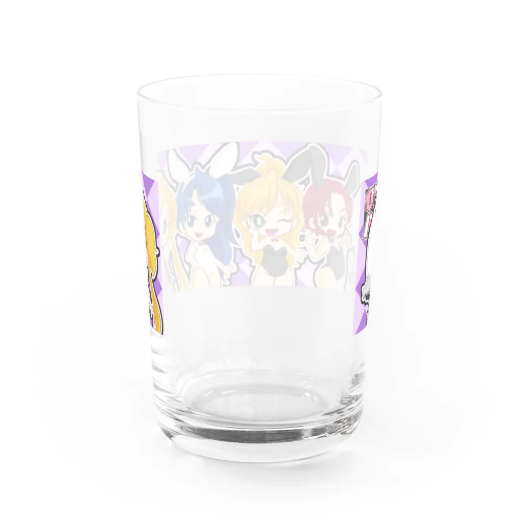 ちはやのぴこバニ Water Glass :back