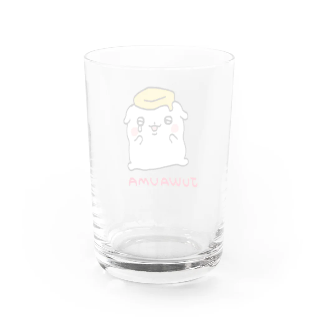 じゅわうまのこんがり本舗のむせび泣くじゅわうま犬 Water Glass :back