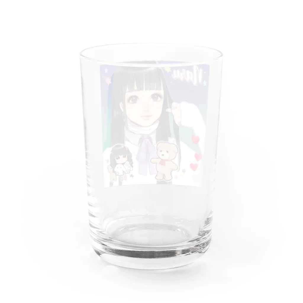 りんちゃん🦐のなるちゃんグラス Water Glass :back