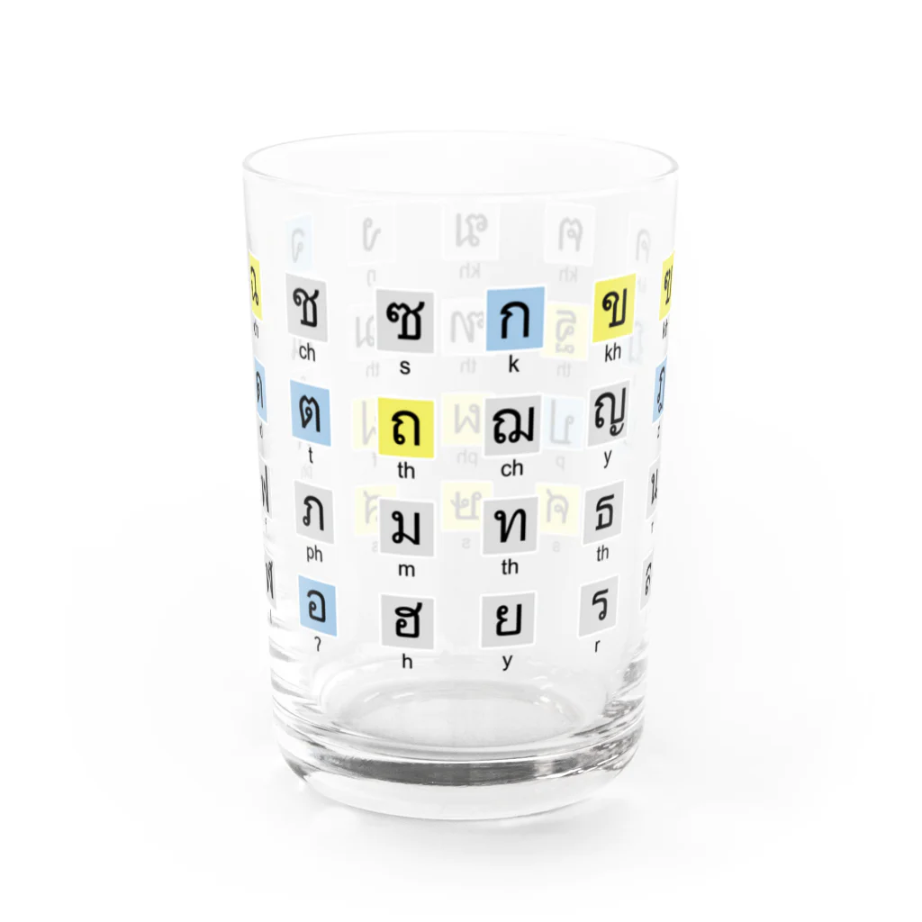 モントー夫人のお店のタイ語・タイ文字子音44 Water Glass :back