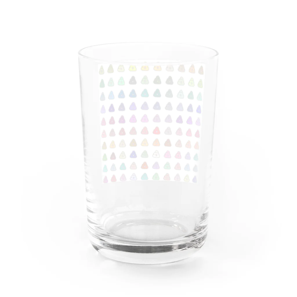 ふうせんパンツのゲーミングうんちくん Water Glass :back