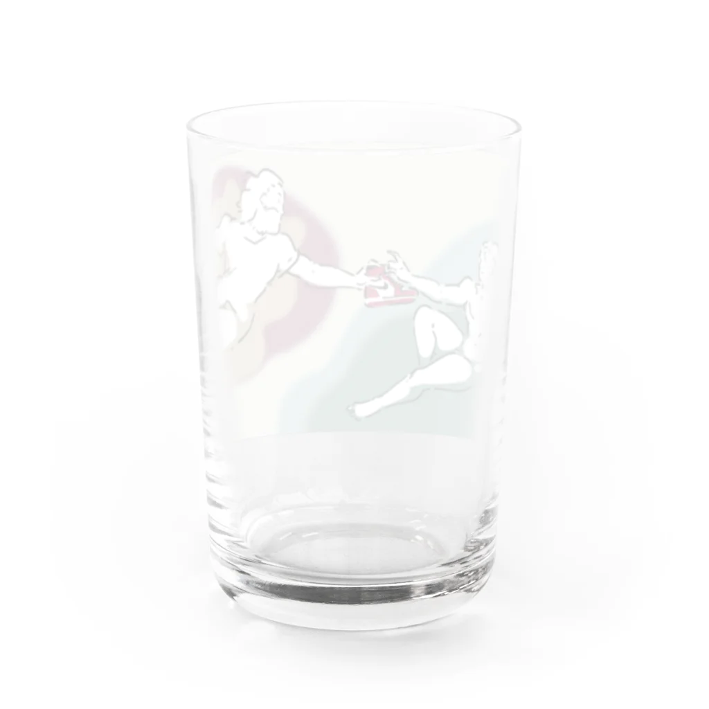 山形屋米店のアダムの創造SNKRS Water Glass :back