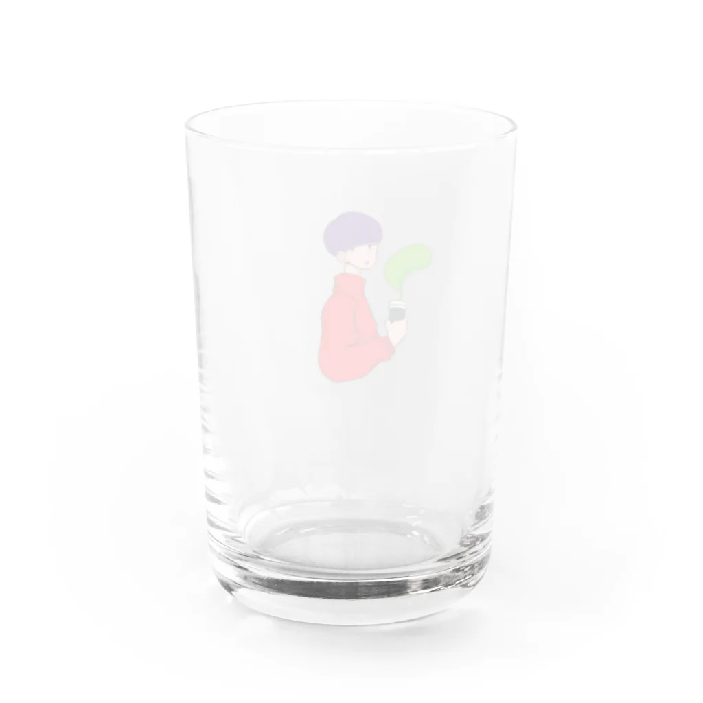 ノブとバイオとグッズのコップ〜ワクチンver. Water Glass :back