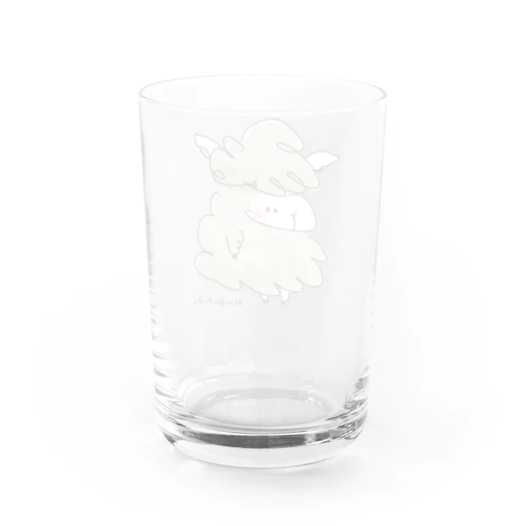 HOOBUKUROのゆる羊 Water Glass :back