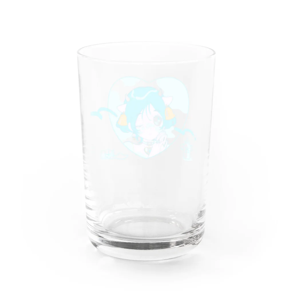 クジランドのポップ❤︎ミルク Water Glass :back