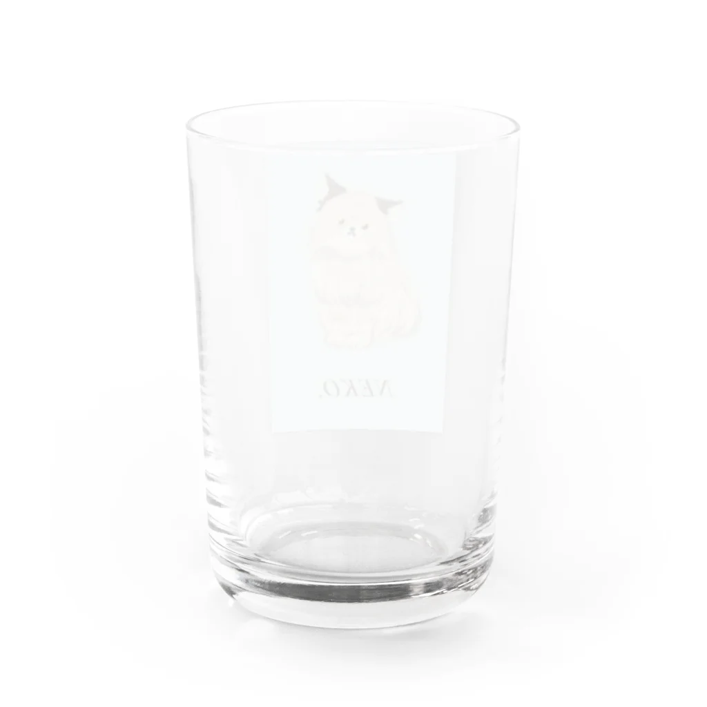 mellow yellowのNEKO. Water Glass :back