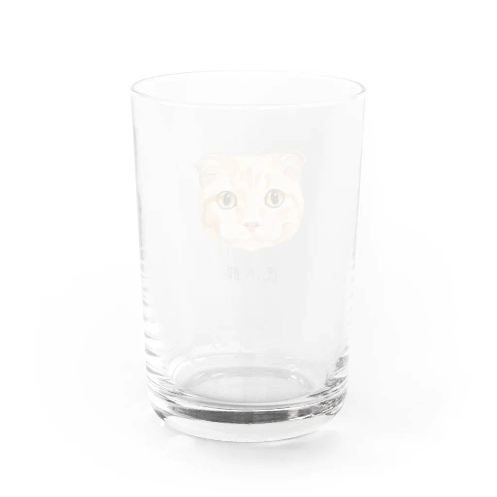 みきぞーん｜保護猫 ミッキー画伯と肉球とおともだちの虎汰郎 Water Glass :back