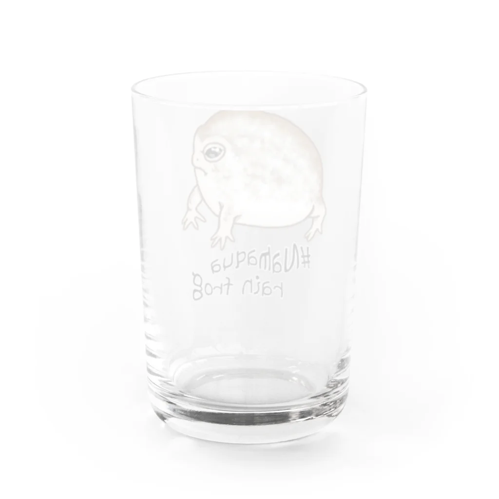 LalaHangeulのNamaqua rain frog(なまかふくらがえる) 英語バージョン Water Glass :back