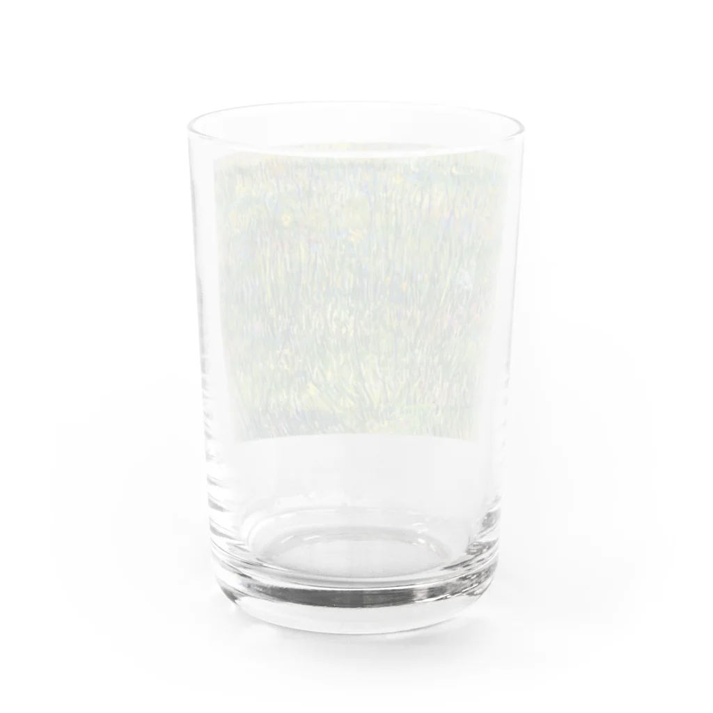 Art Baseのフィンセント・ファン・ゴッホ　《草地》 Water Glass :back