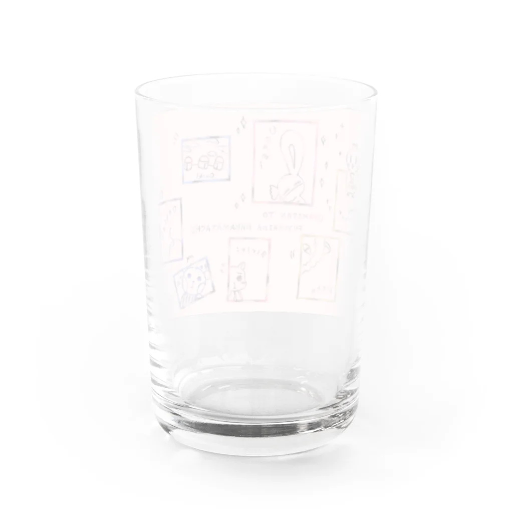 naru@LINEマンガトライアル連載中のうさみさんぜんいんしゅうごう Water Glass :back