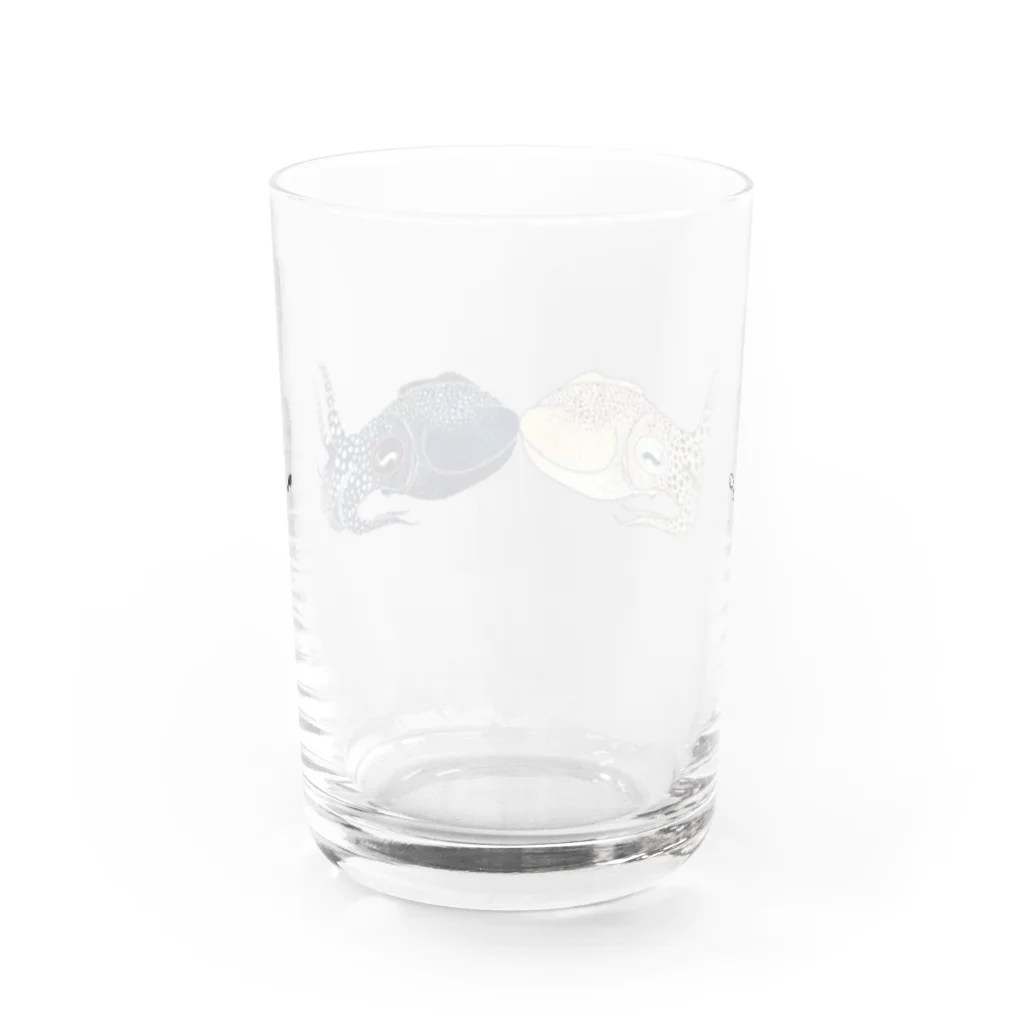 てうてぃすてぇてぇのひかりとやみのミミイカ Water Glass :back