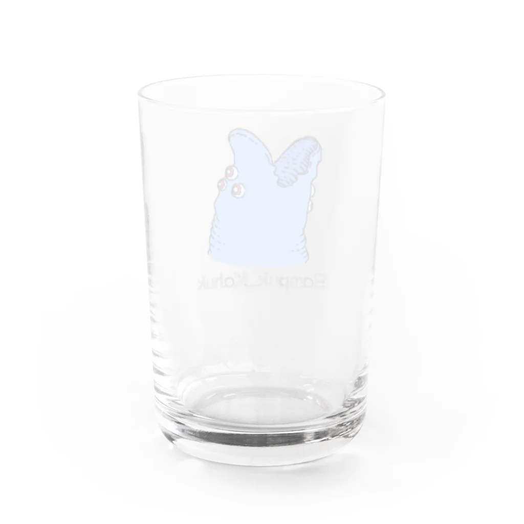 万福遐福商店のバンカフちゃん×NOZOMI様 suzuri限定グッズ Water Glass :back