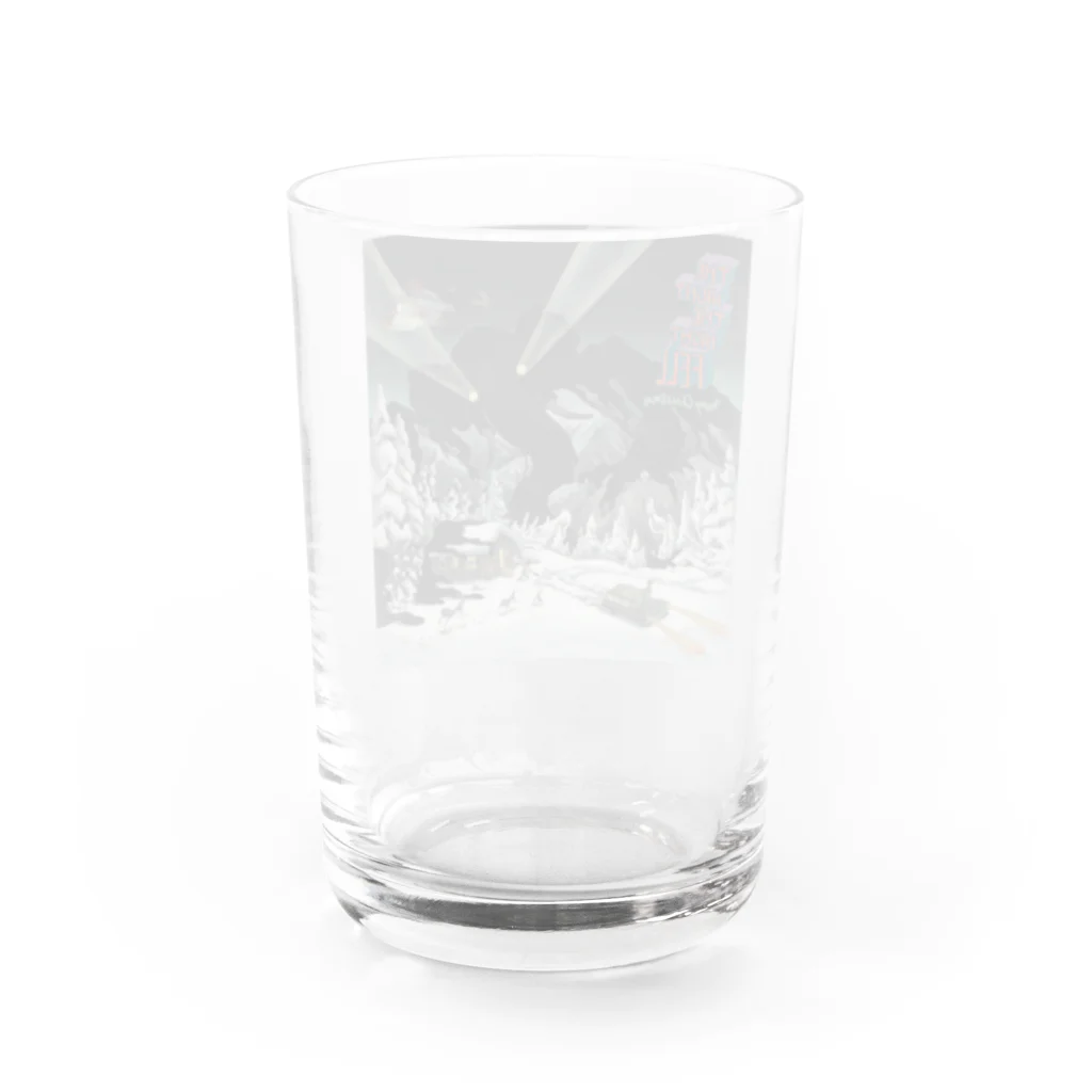 Merry Christmas ShopのThe Night The Night Fell-Front Water Glass :back