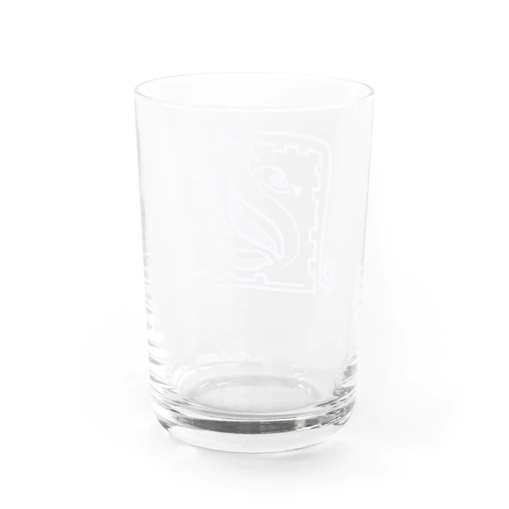 chammry'sの小切手風 Water Glass :back