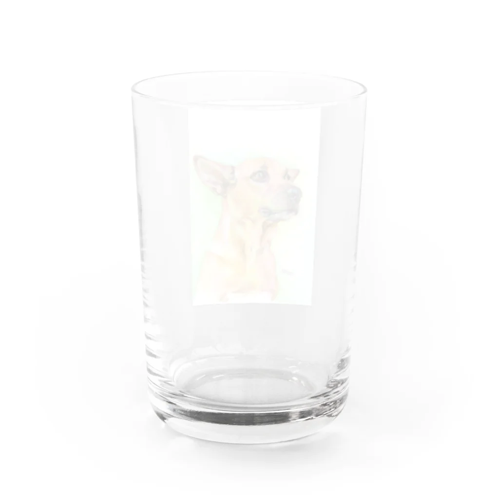 りとるたまの早く帰ってこないかな Water Glass :back