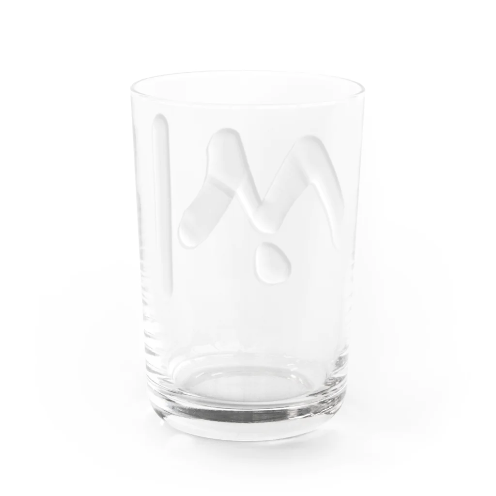 LalaHangeulのハングル　訓民正音デザイン③ Water Glass :back