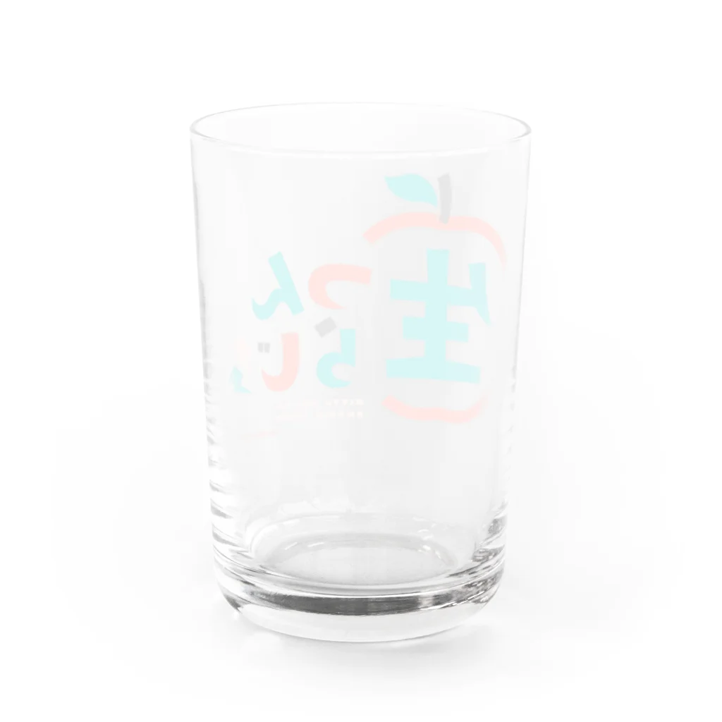 つんらじオフィシャルグッズの生つんらじロゴグラス Water Glass :back