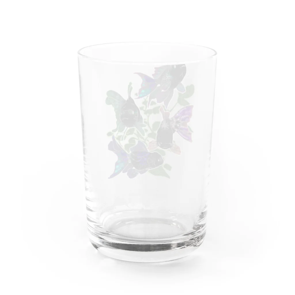 あやるの黒オランダ Water Glass :back