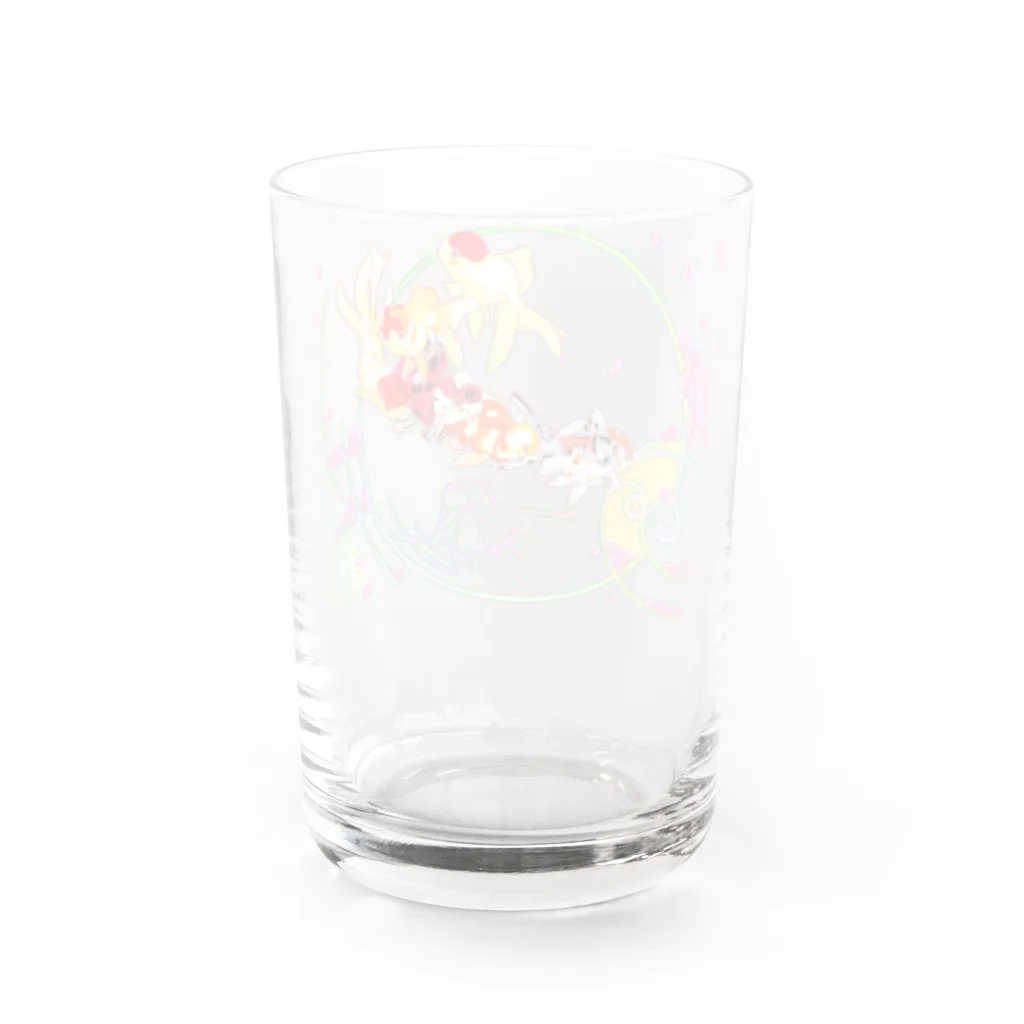 あやるの追尾する金魚 Water Glass :back