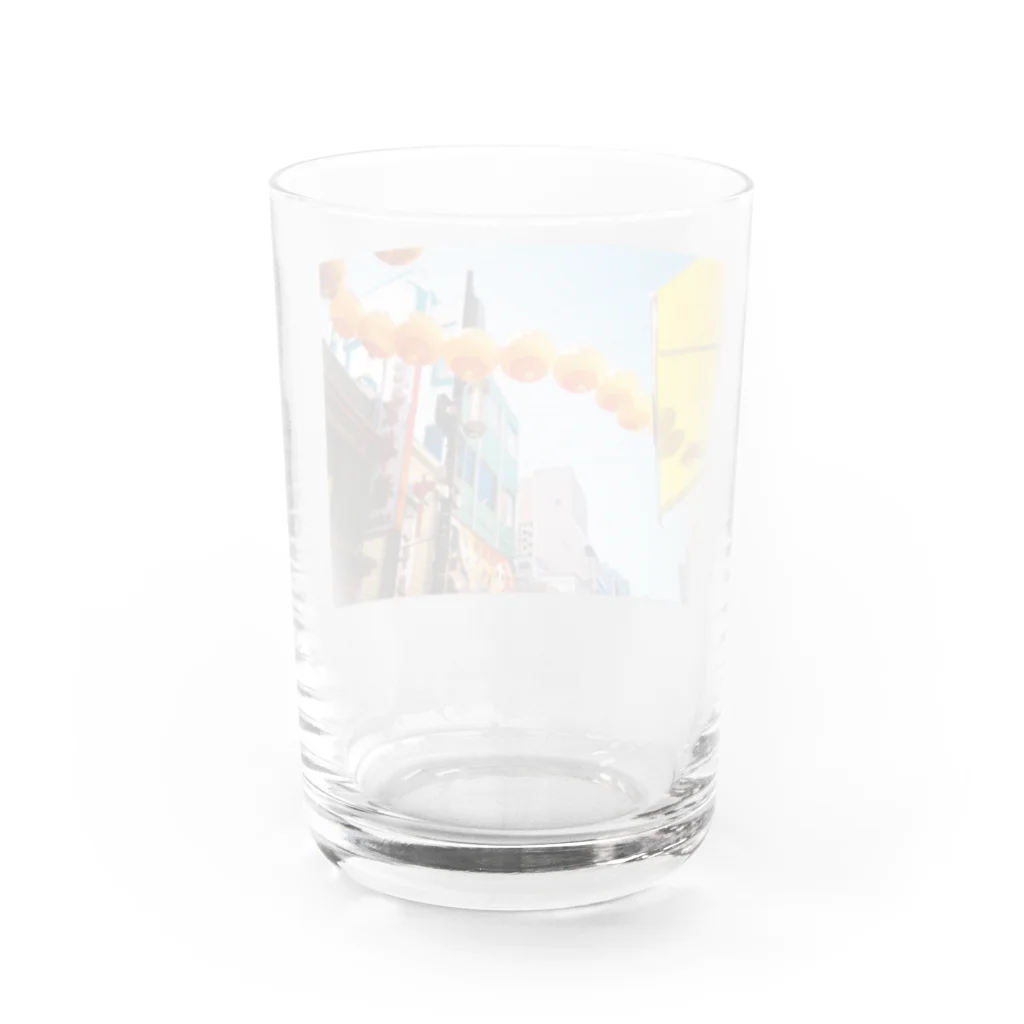 chaaa_haaaの中華街 Water Glass :back