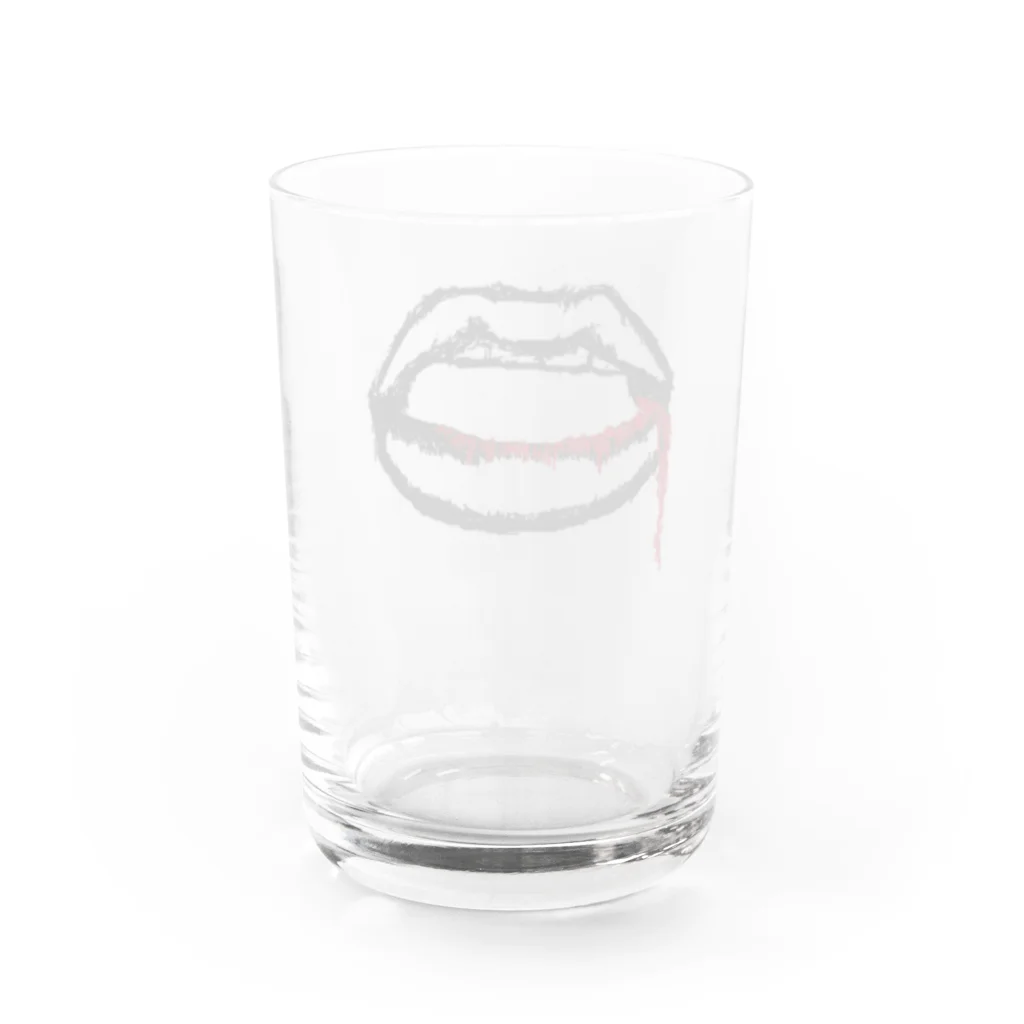 InjectionOfVain(suzuri shop)のMouth(BloodFlowing) Water Glass :back