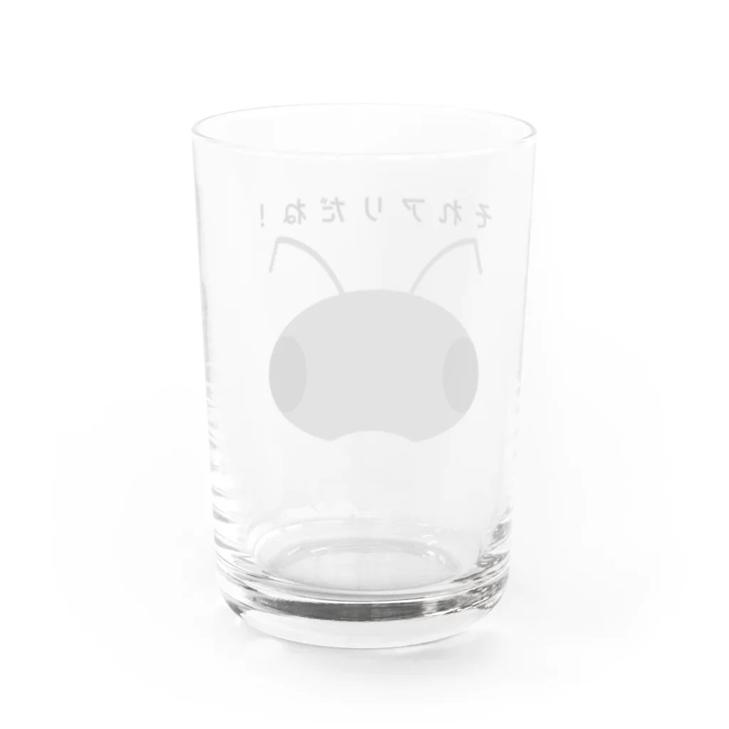 ヤコウストアのそれアリちゃん Water Glass :back